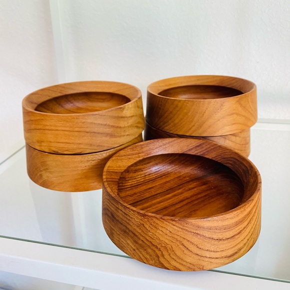 Dansk Other - Mid Century Modern Dansk Salad wood Bowl Set of 5